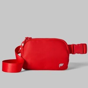 NWT Fabletics Heated Red Crossbody Belt Bag